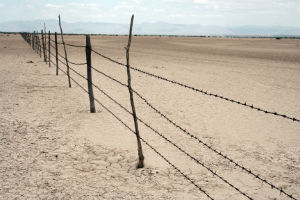Photo: Most of the displaced have been unable to flee Syria into neighboring countries. (stock) Syrian_crisis_stock_fence_adj_FORWEB