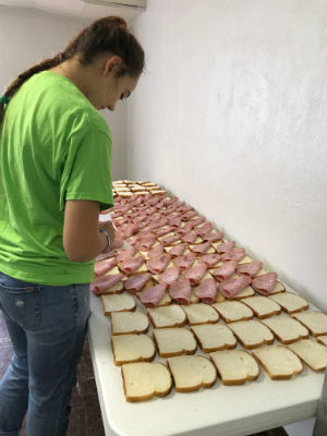 Photo: Making sandwiches for "Take it to the Streets"
