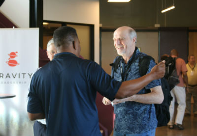 Photo: Friendships, both old and new, are a Regional Convention highlight.