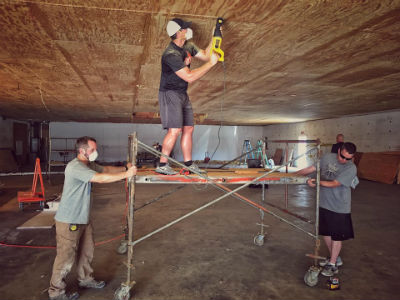 Photo: Renovation at the new NSpire Church location.
