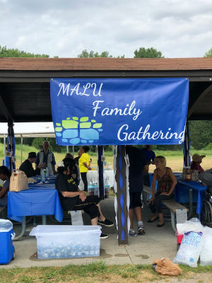 Photo: MALU Family Gathering sign.