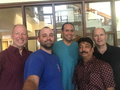Photo: (from left to right) Jim Lyon, Marcus Archer, TJ Samuelu, Sanjay Murmu, and Don Armstrong.