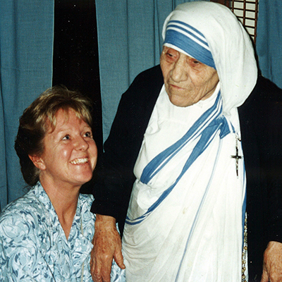 Photo: Lori and Mother Teresa