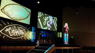 Photo: Lori Salierno-Maldonado speaking life.