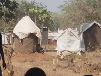 Photo: Housing in the camps takes a variety of forms.
