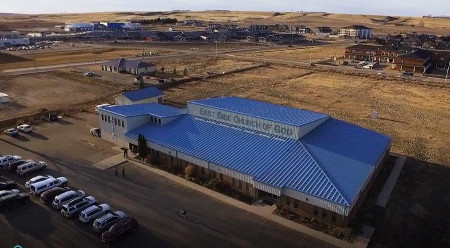 Photo: Bird's-eye view of the Eastside Church of God campus.